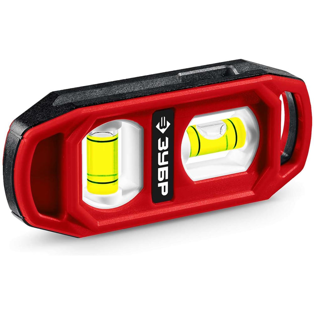 Изображение товара Компактный магнитный уровень ЗУБР Компакт-2 100 мм пластиковый корпус