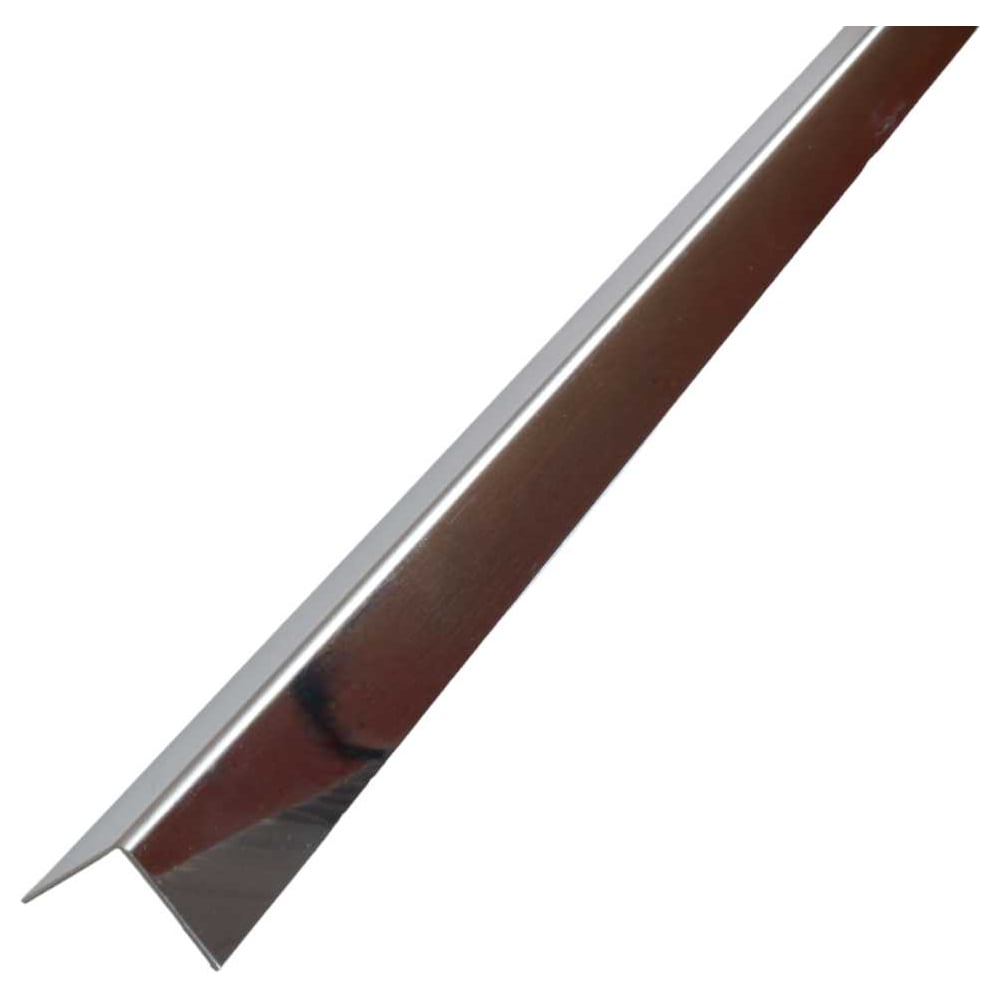 Изображение товара Угол внешний из нержавеющей стали 20х20 мм РУССКИЙ ПРОФИЛЬ РПН-У01 2.7м серебро полировка