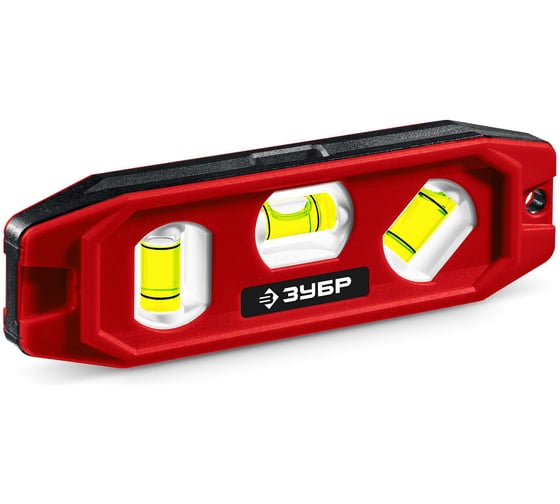 Изображение товара Компактный магнитный уровень ЗУБР Компакт-3, 150 мм, пластиковый корпус 3452