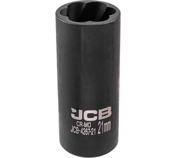 Изображение товара Головка ударная двухсторонняя JCB 1/2, 21мм (6гр) JCB-4267-21(62492)