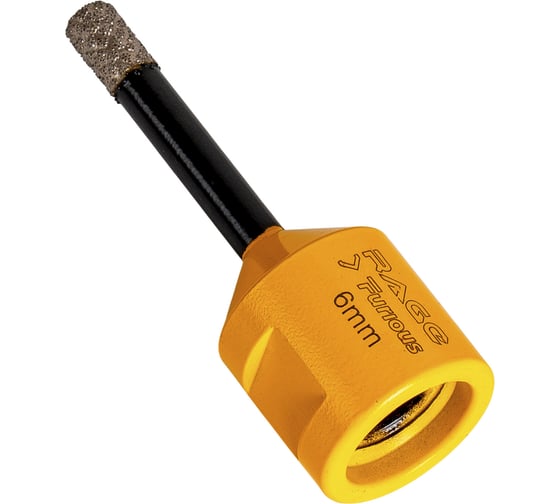 Изображение товара Коронка алмазная RAGE Furious для УШМ по керамограниту 6 мм 559591