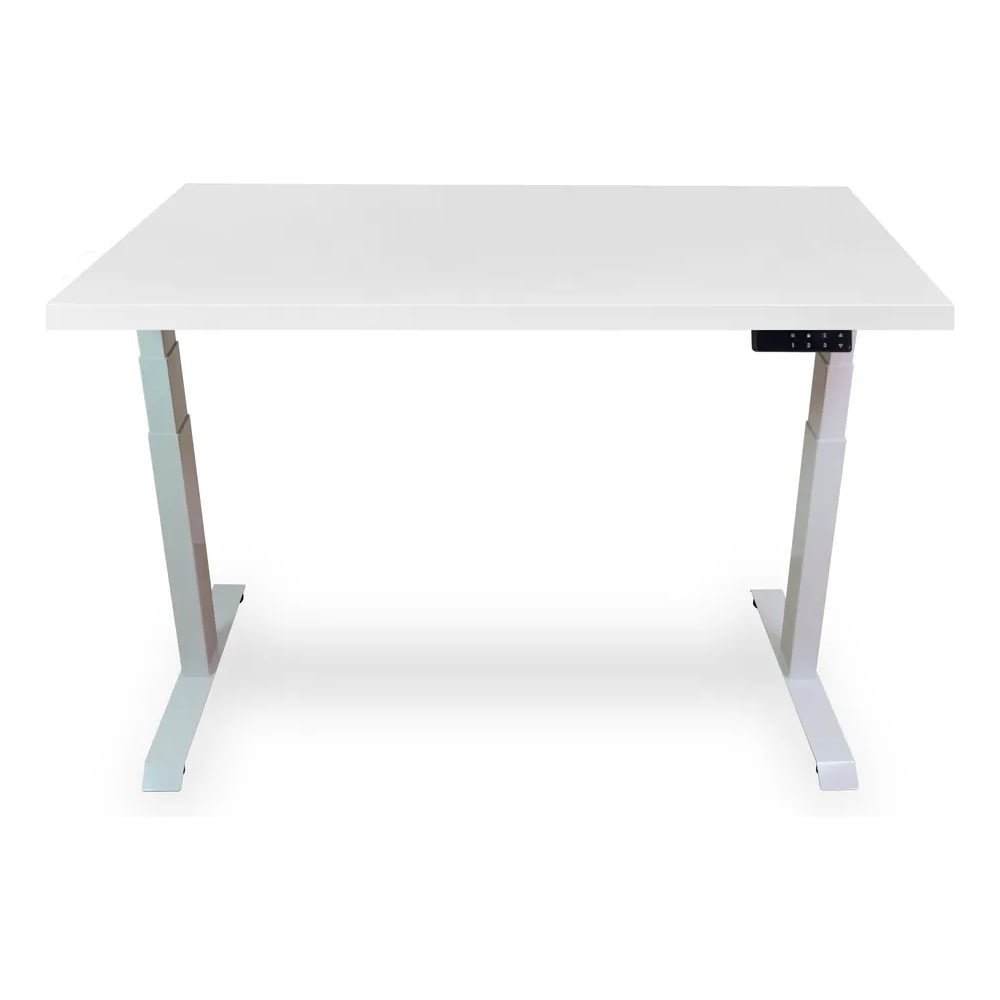Изображение товара Стол двухмоторный с регулируемой высотой Stand PRO UPSTOL, подстолье белое и столешница МДФ Белая 160х80 Z650WW16080