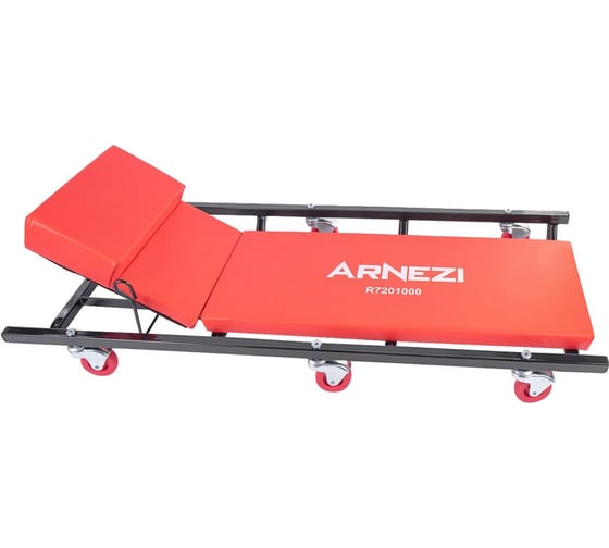 Изображение товара Лежак ремонтный подкатной Arnezi 6 колес.1020x425x110 мм с поднимающимся подголовником R7201000