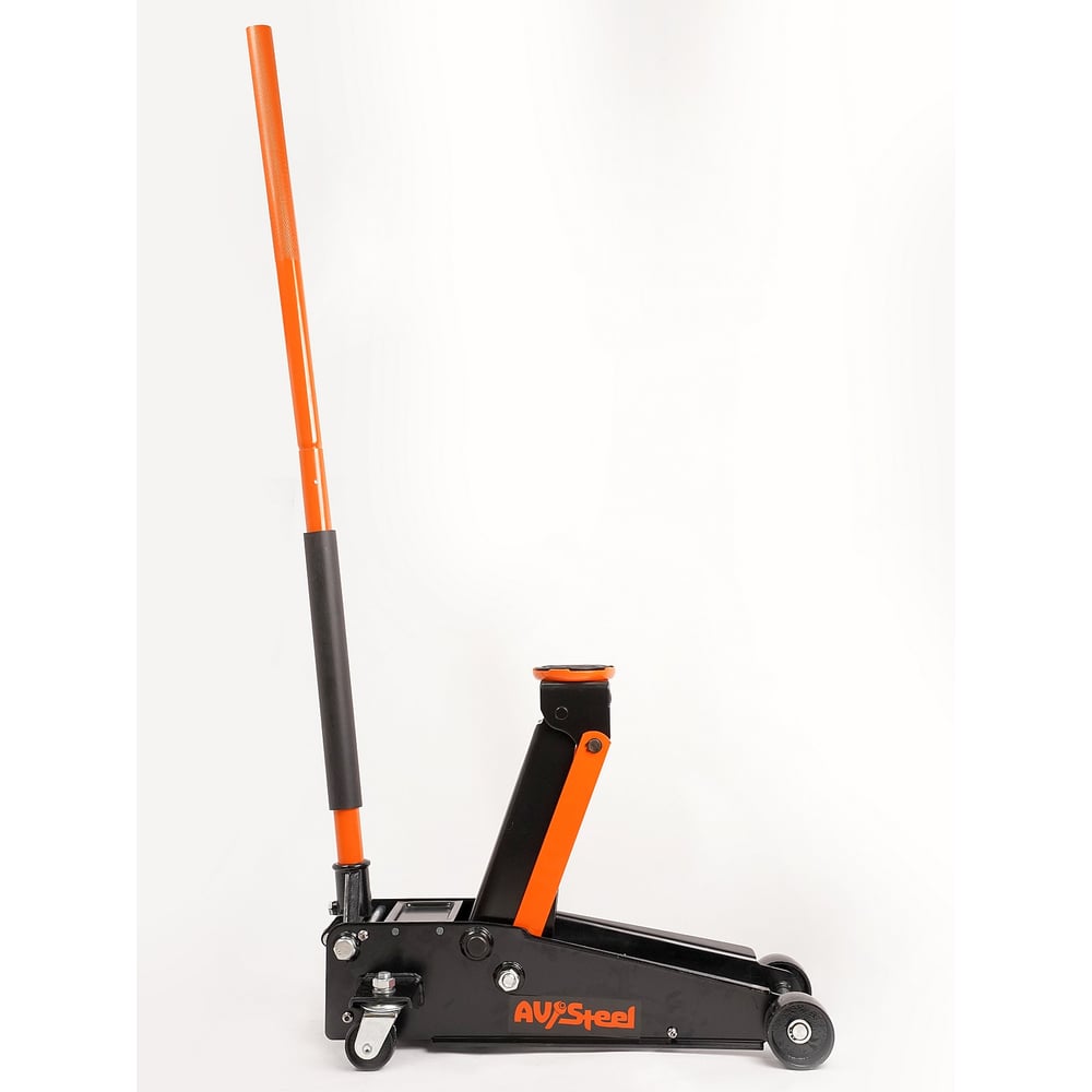 Изображение товара Домкрат гидравлический подкатной AV Steel 3т 130-465мм двухпоршневой