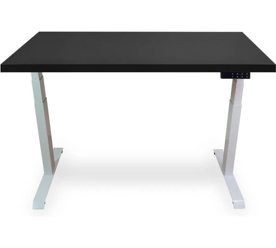 Изображение товара Стол двухмоторный с регулируемой высотой UPSTOL Stand PRO подстолье белое и столешница МДФ Черная 140х70 Z650WB14070
