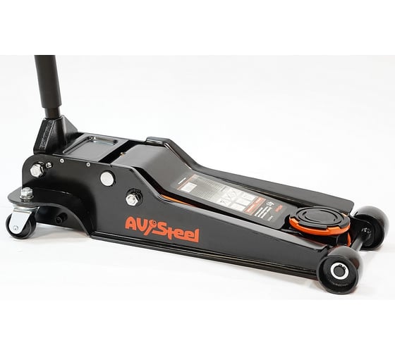 Изображение товара Домкрат гидравлический подкатной AV Steel 4т низкопрофильный,100-565мм, двухпоршневой, шт. AV-951212