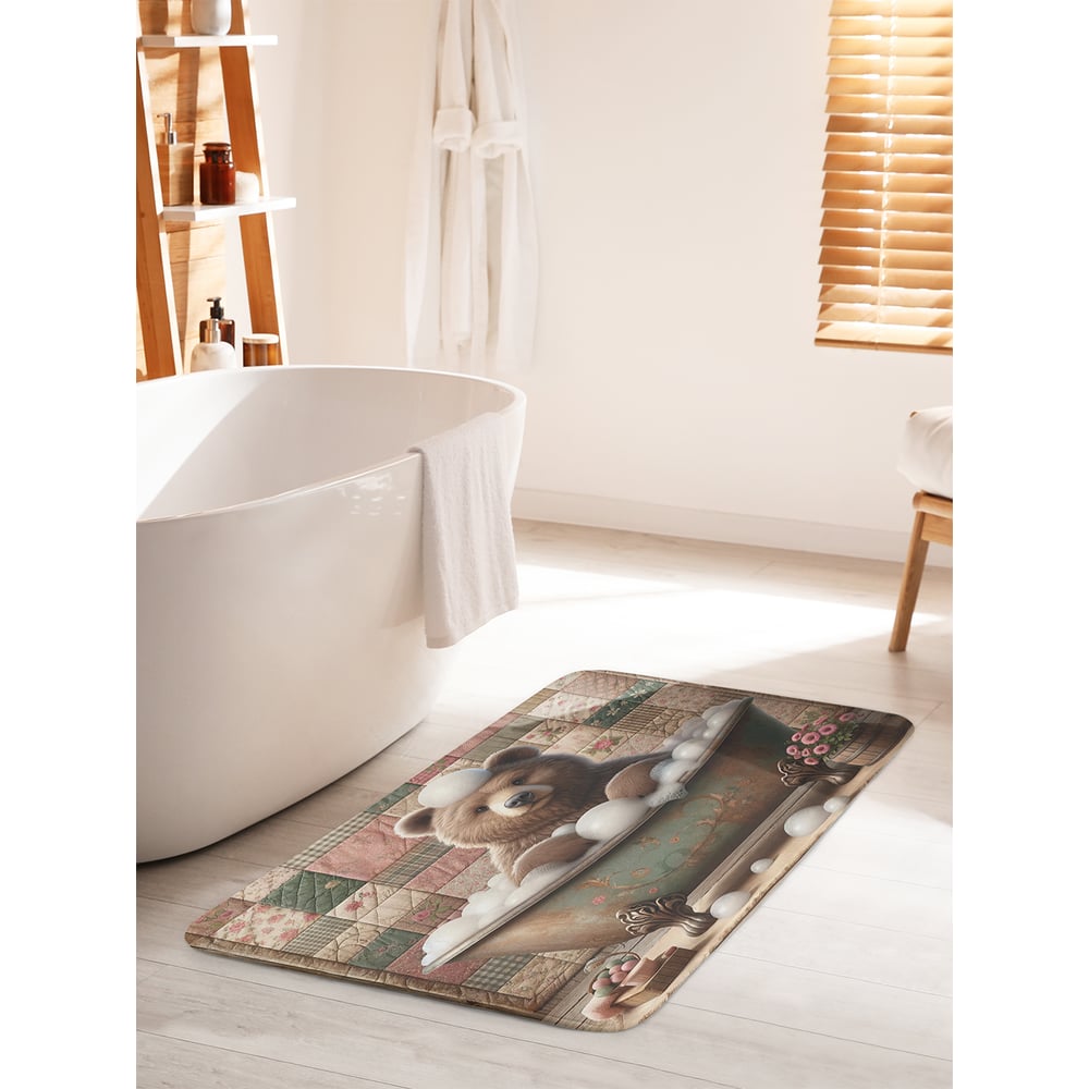 Изображение товара Коврик противоскользящий для ванной 60x100 см JOYARTY