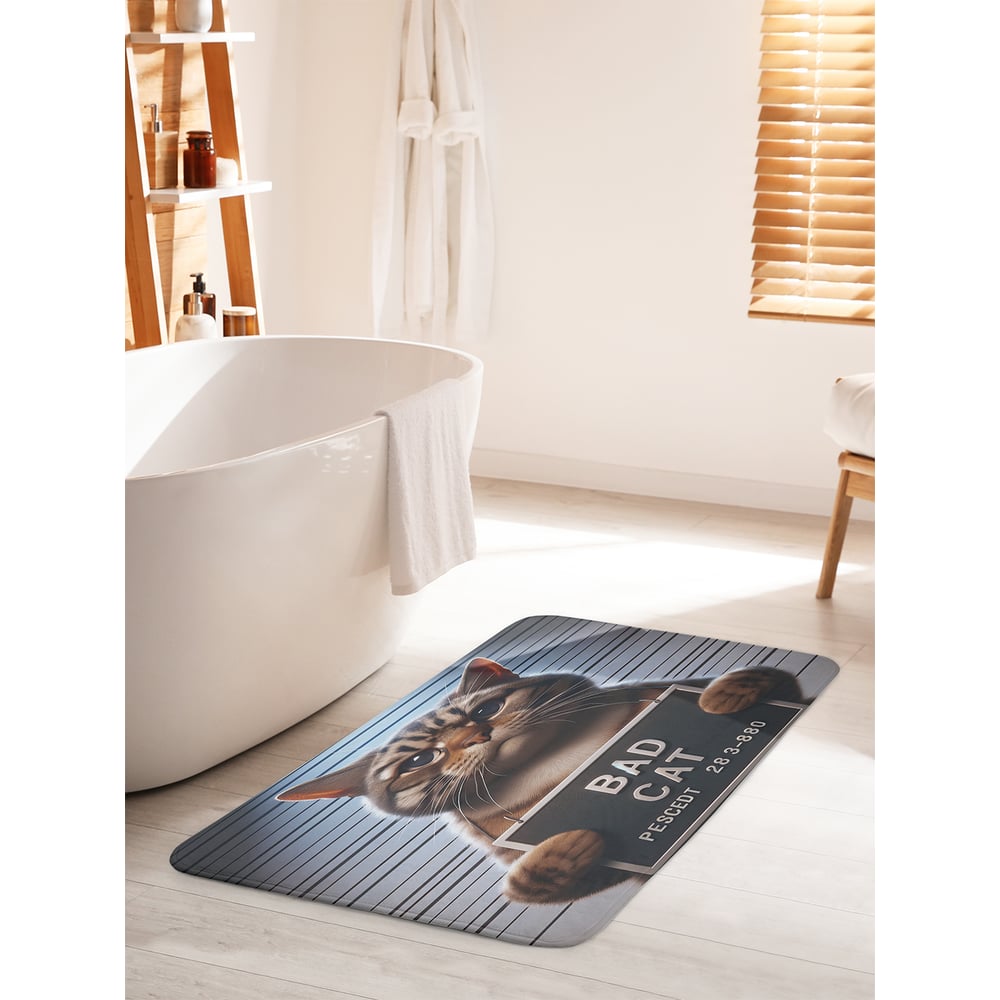 Изображение товара Коврик противоскользящий для ванной 60x100 см JOYARTY