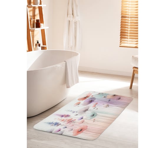 Изображение товара Коврик противоскользящий для ванной 60x100 см. JOYARTY bath_sd1774_60x100