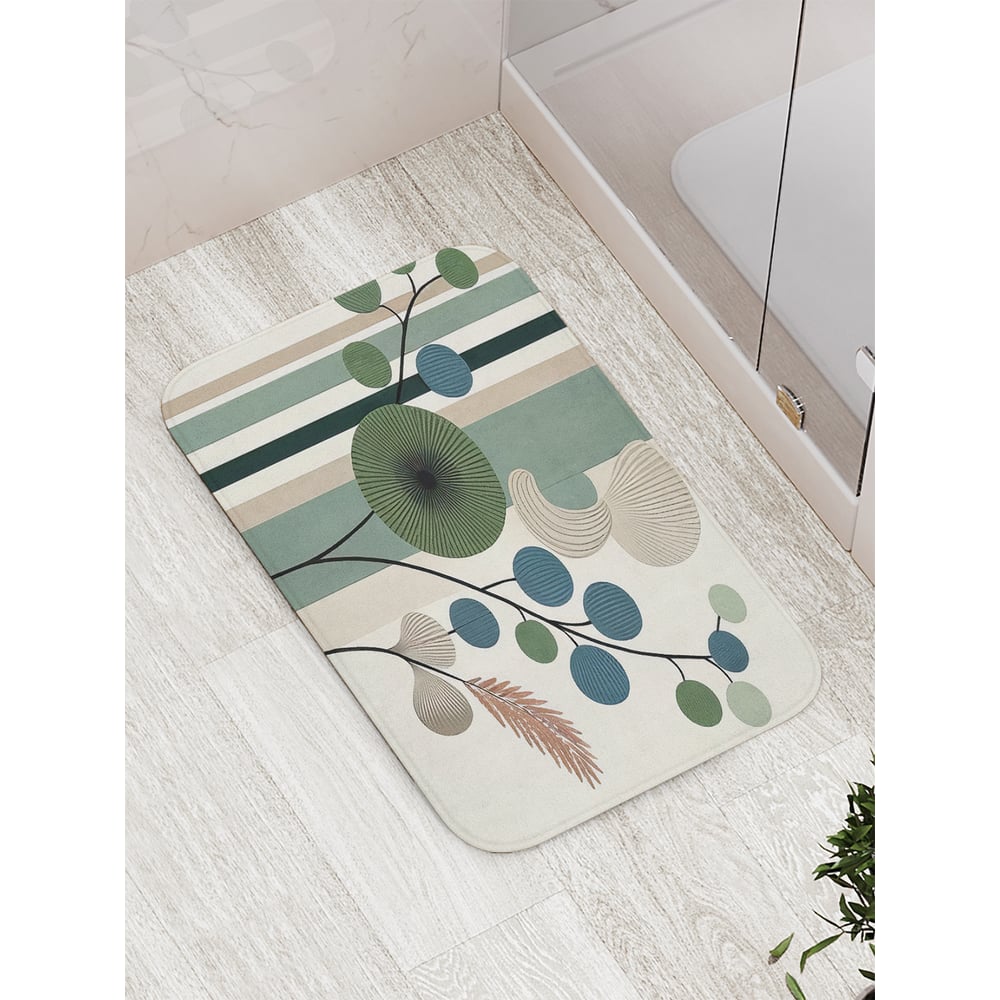 Изображение товара Коврик противоскользящий для ванной 77х52 см JOYARTY