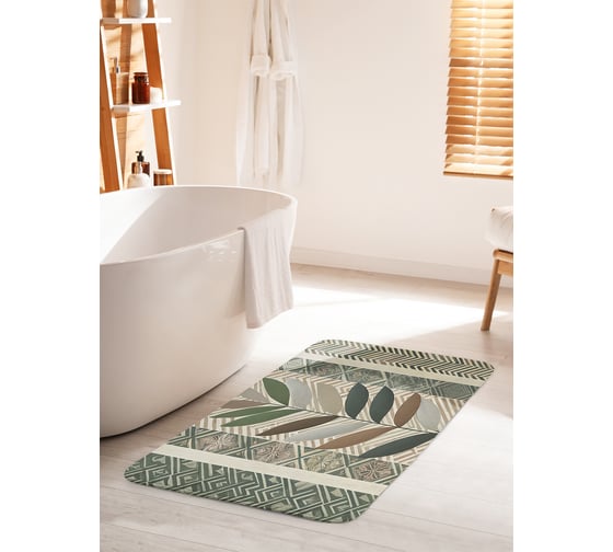 Изображение товара Коврик противоскользящий для ванной 60x100 см. JOYARTY bath_sd3397_60x100