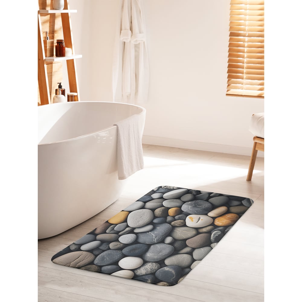 Изображение товара Коврик противоскользящий для ванной 60x100 см JOYARTY