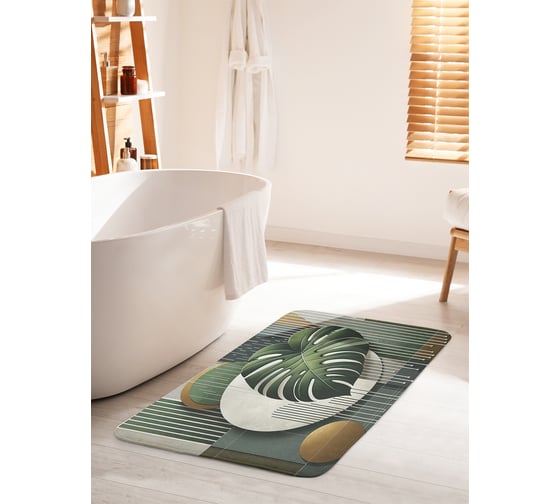 Изображение товара Коврик противоскользящий для ванной 60x100 см. JOYARTY bath_sd2996_60x100