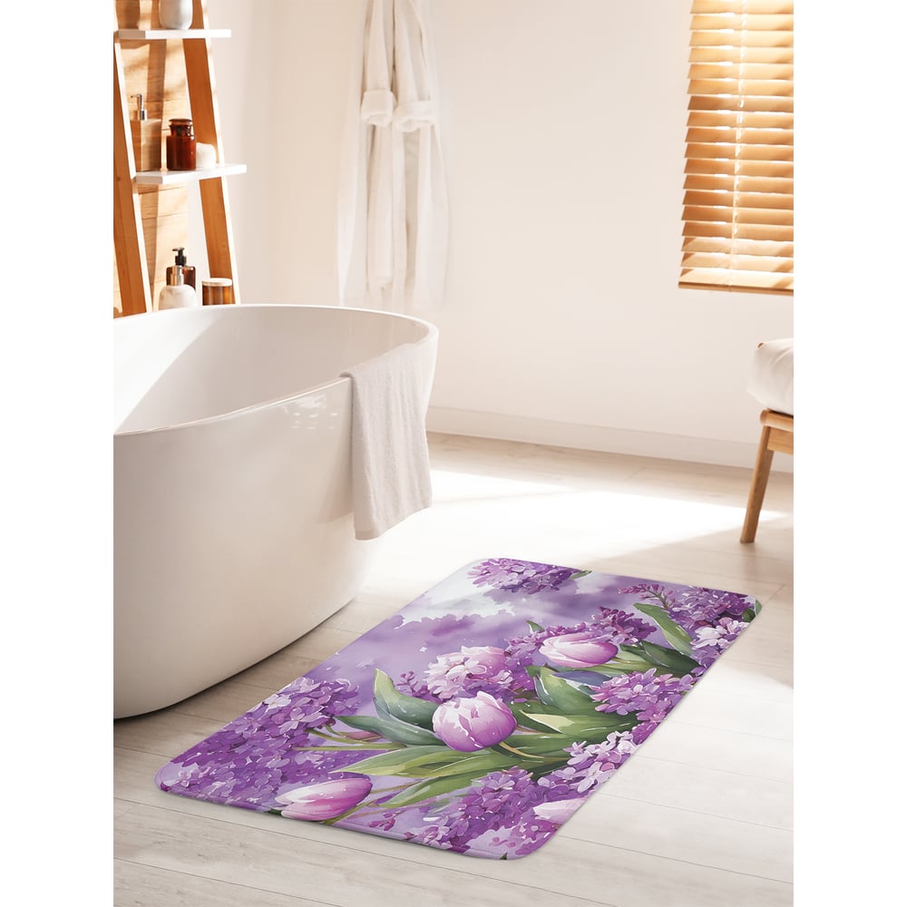 Изображение товара Коврик противоскользящий для ванной 60x100 см JOYARTY