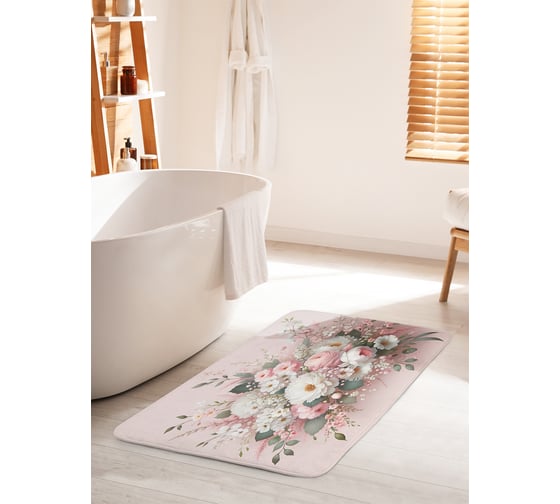 Изображение товара Коврик противоскользящий для ванной 60x100 см. JOYARTY bath_sd2948_60x100
