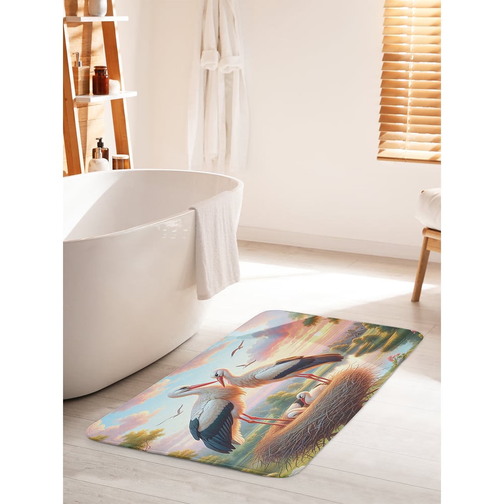 Изображение товара Коврик противоскользящий для ванной JOYARTY 60x100 см