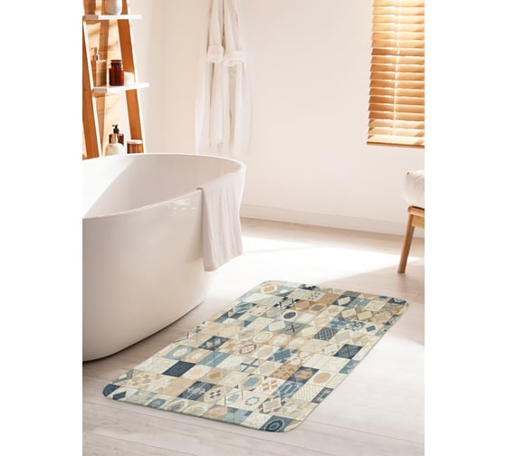 Изображение товара Коврик противоскользящий для ванной 60x100 см. JOYARTY bath_sd1129_60x100