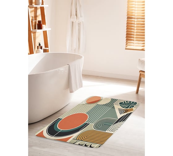 Изображение товара Коврик противоскользящий для ванной 60x100 см. JOYARTY bath_429430_60x100