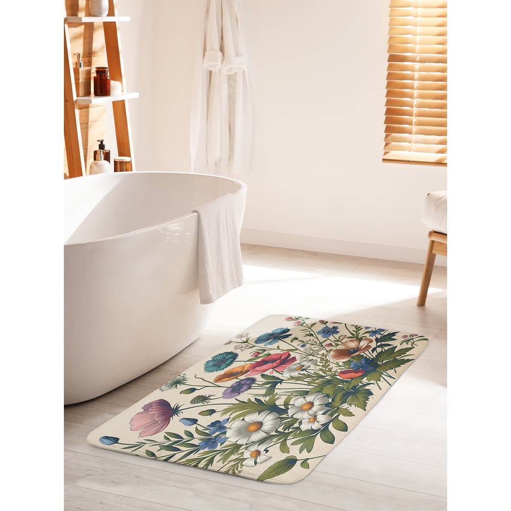 Изображение товара Коврик противоскользящий для ванной JOYARTY 60x100 см