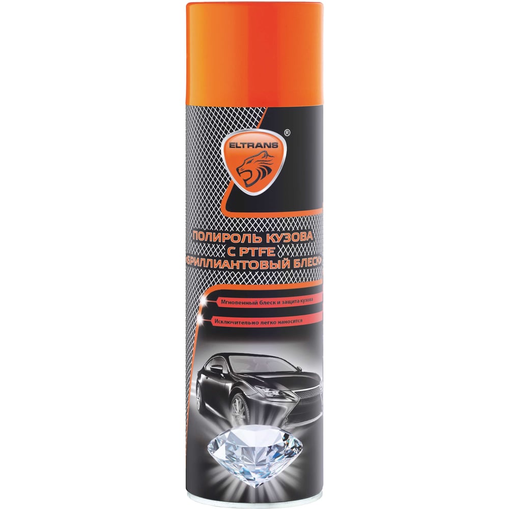 Изображение товара Полироль кузова ELTRANS с PTFE бриллиантовый блеск 650 мл