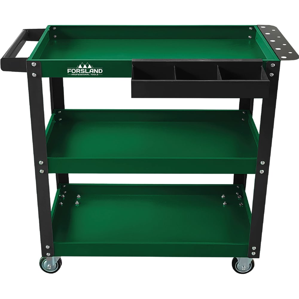 Изображение товара Тележка инструментальная 3-х полочная Forsland Forsland-F-1141343A