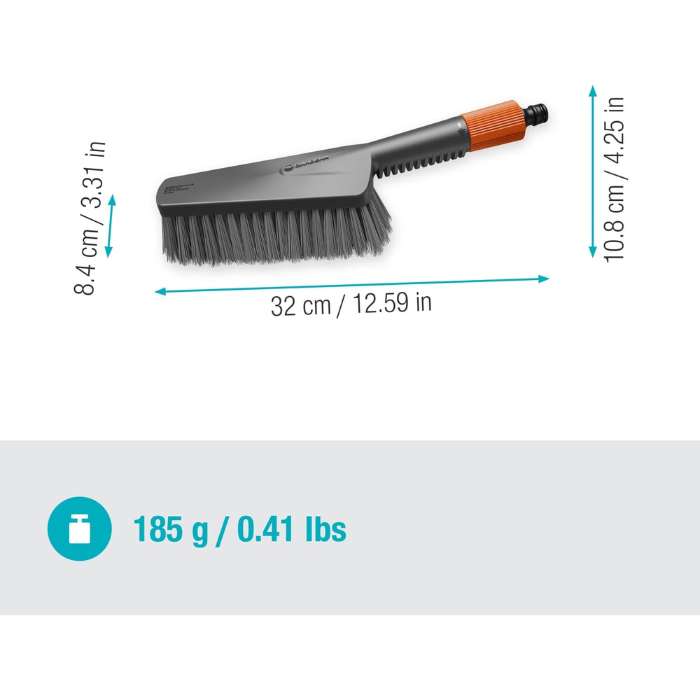 Изображение товара Ручная щетка Gardena с мягкой щетиной для мойки 18841-20.000.00