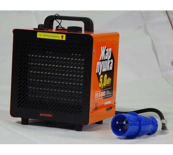 Изображение товара Пушка тепловая электрическая Жар-пушка ЕS 5-550 Кратон 3 09 04 039