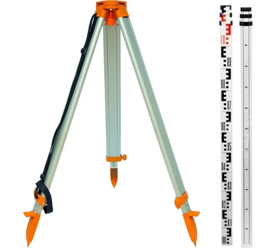 Изображение товара Комплект INSTRUMAX штатив алюминиевый геодезический TR-160+рейка нивелирная телескопическая TS-300 IM0210