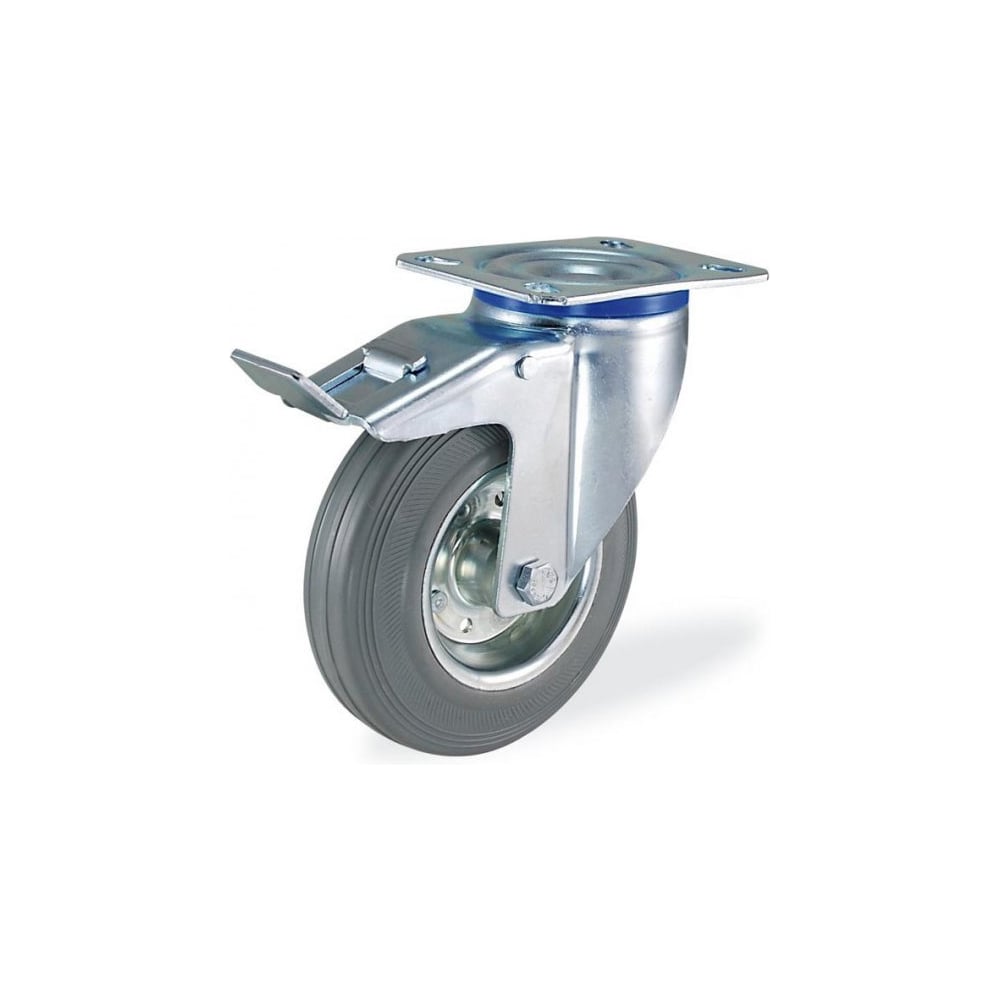 Изображение товара Поворотная колесная опора KAMA с тормозом 140 мм 3302-SES-140-F18 Изображение товара Поворотная колесная опора KAMA с тормозом 140 мм 3302-SES-140-F18