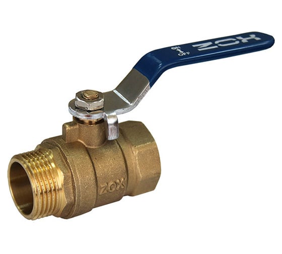 Изображение товара Шаровой кран ZOX 1 1/2'' вн/нар рукоятка 520861
