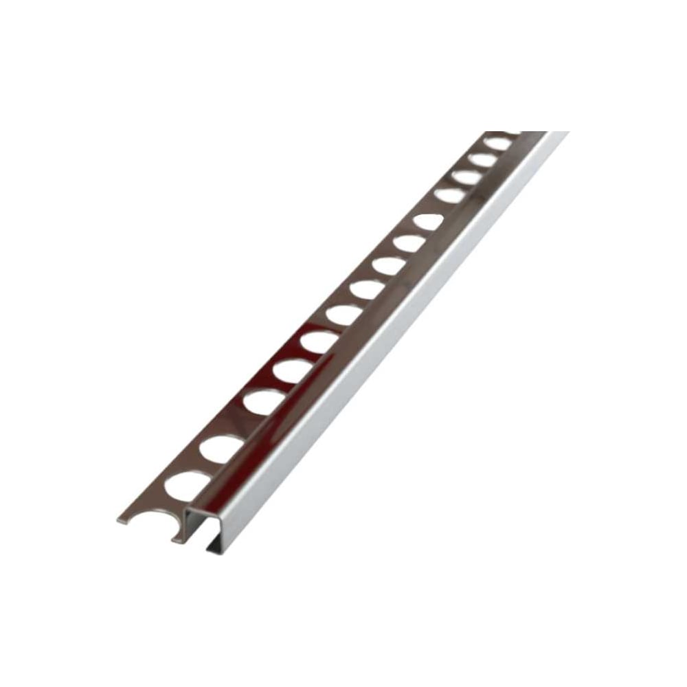 Изображение товара Окантовочный профиль из нержавеющей стали РПН-14 10 серебро полировка 2,7м