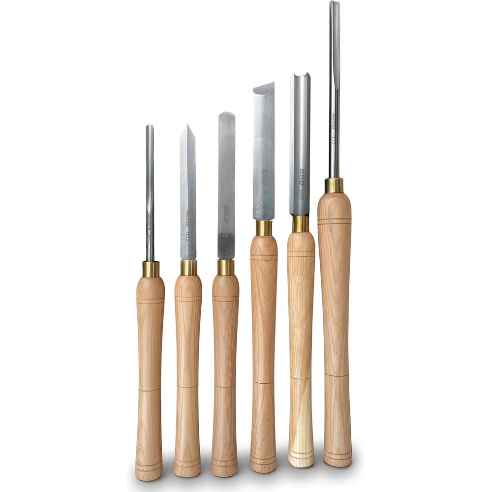 Изображение товара Набор резцов по дереву MetalMaster HSS 4341 6 шт для столярных работ