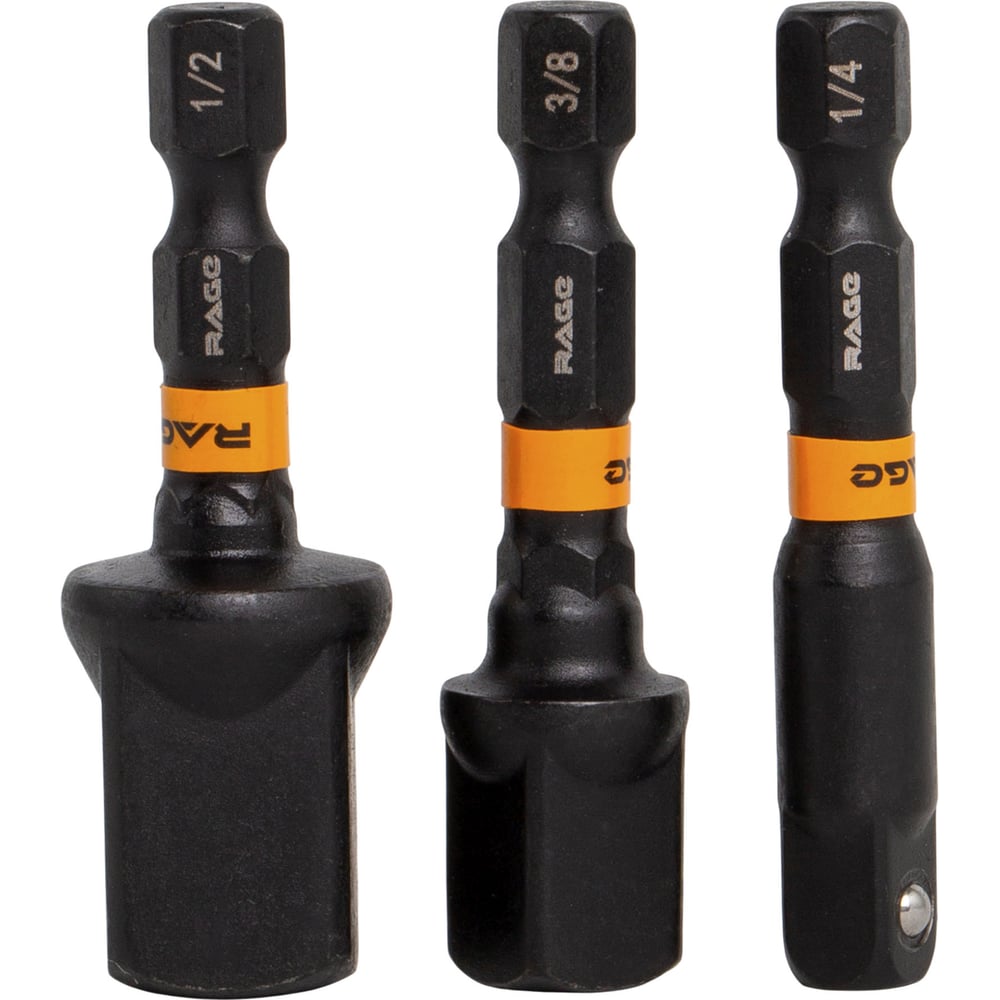 Изображение товара Набор торсионных адаптеров RAGE для торцевых головок 3 шт