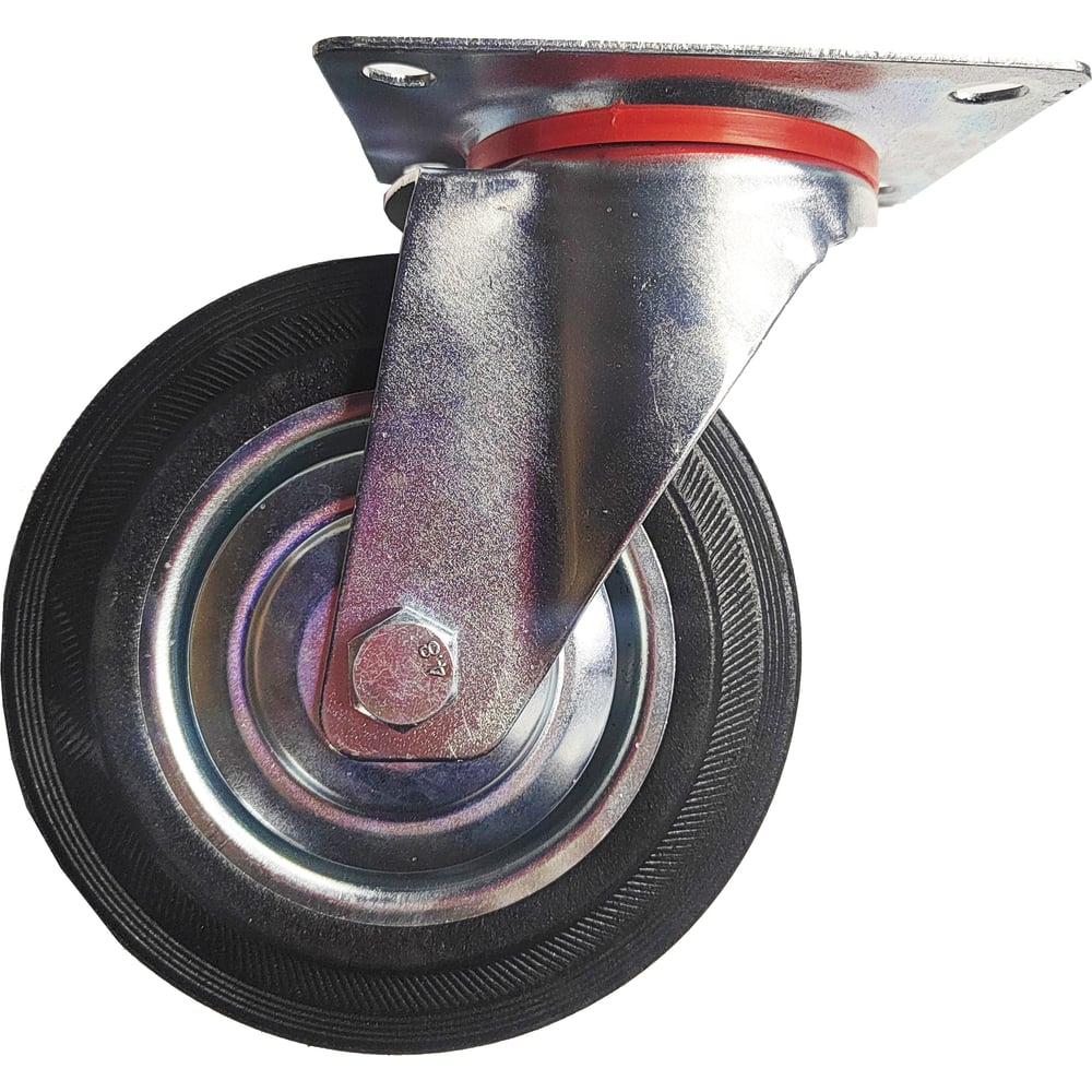 Изображение товара Поворотное колесо SAMGRUPP для строительных лесов 160 мм с роликовым подшипником