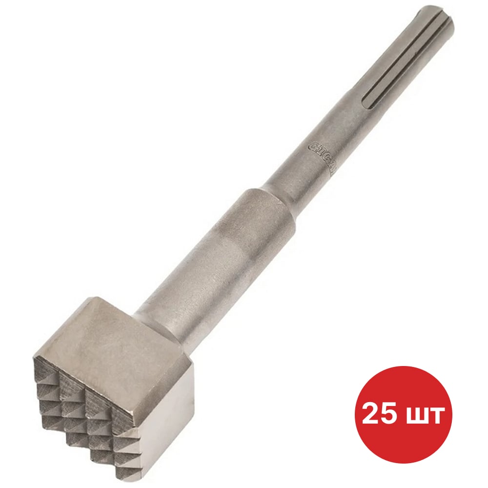 Изображение товара Бучарда SDS-max SAMGRUPP 45х45х240 25Z АРМАТА 10 шт