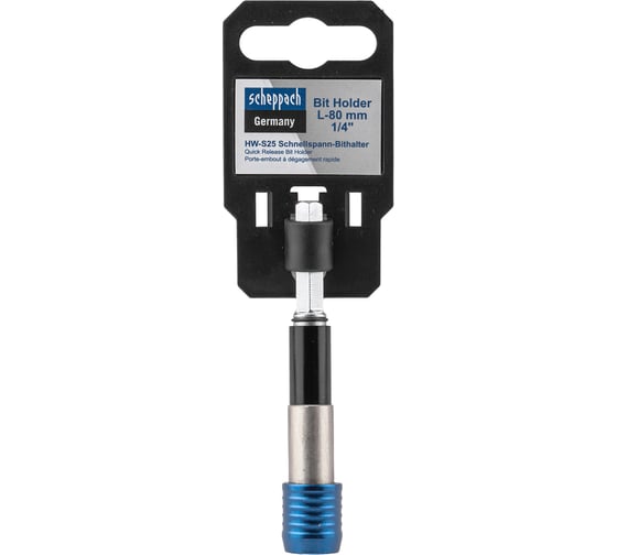 Изображение товара Битодержатель Scheppach 1/4х80мм Sch-HW-S25(63755)