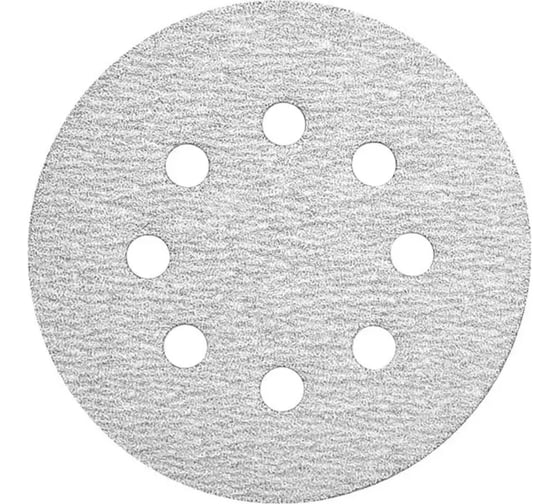 Изображение товара Шлифовальный круг Vitatools 180мм, P400, 8 отверстий,серый, 1 штука WT-180-P400-8