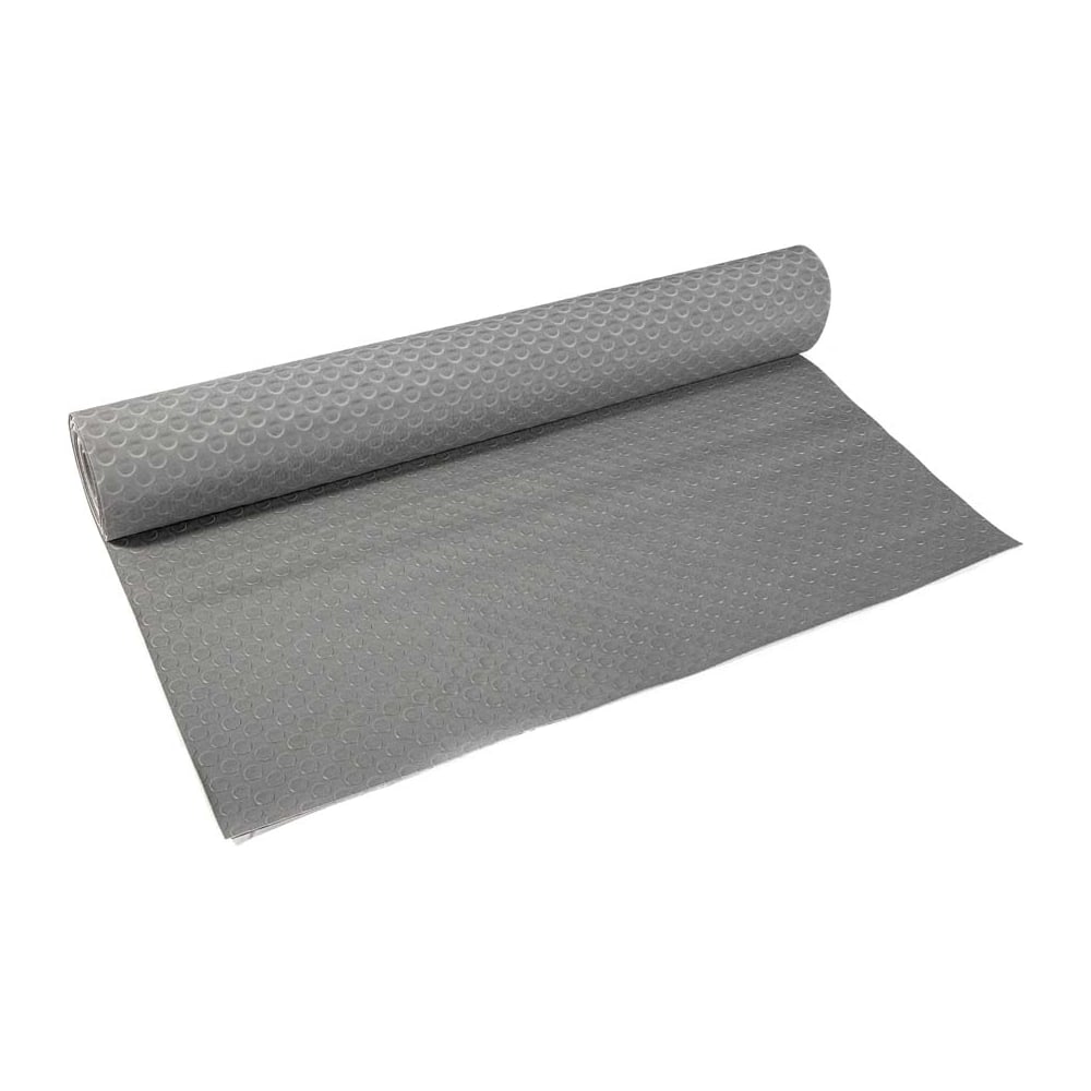 Изображение товара Напольная дорожка в рулоне QZRP ПВХ Монетка 1,2х6м серый для улицы и внутри помещений