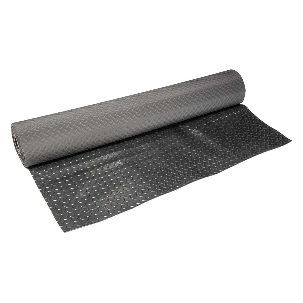 Изображение товара Напольная дорожка в рулоне QZRP ПВХ 1,2х2м Елочка черный