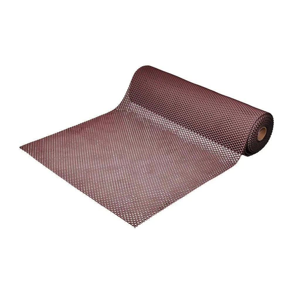 Изображение товара Напольная дорожка в рулоне ПВХ 1.2х15 коричневый для гаража и уличных покрытий