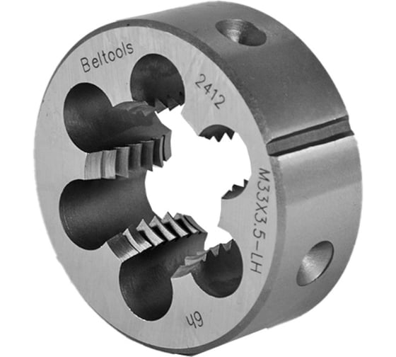 Изображение товара Плашка Beltools М33х3,5 6h левая D=65мм (2650-2412) ri.129.419