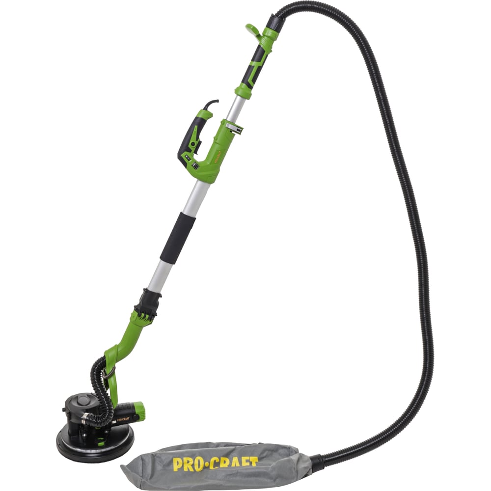 Изображение товара Профессиональная шлифовальная машина PROCRAFT 880Вт с возможностью подключения к пылесосу