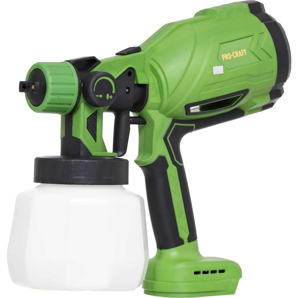 Изображение товара Аккумуляторный краскопульт PROCRAFT PSE24 20В 1л воздушный легкий