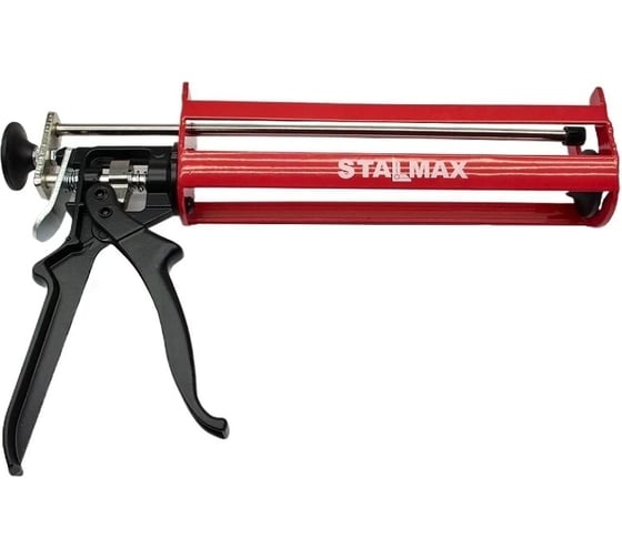 Изображение товара Пистолет  STALMAX подходит к баллонам fischer, монтажный L-G2 360/390 для химического анкера, баллон 2 цилиндра, 12198, сталь, 1 шт 12198-023