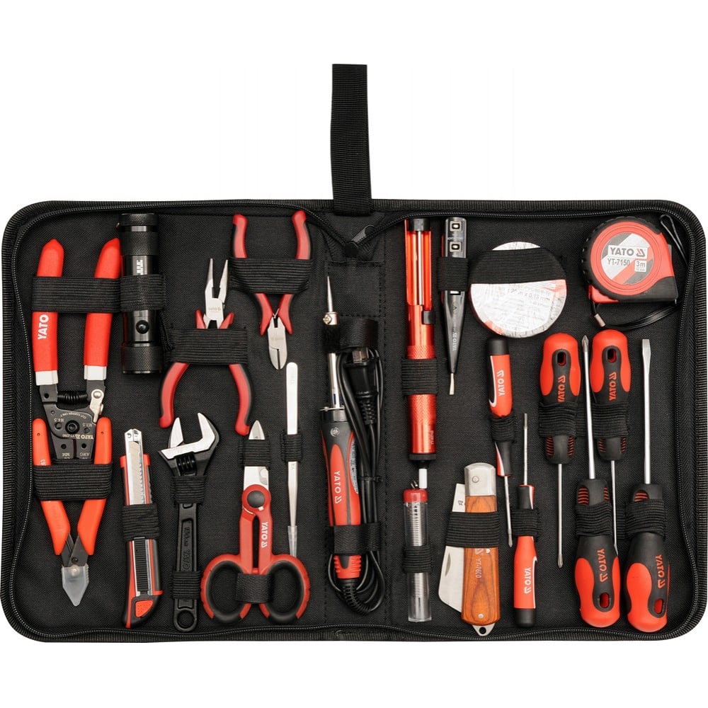 Изображение товара Набор инструментов YATO электрика без изоляции 22 шт YT-39008