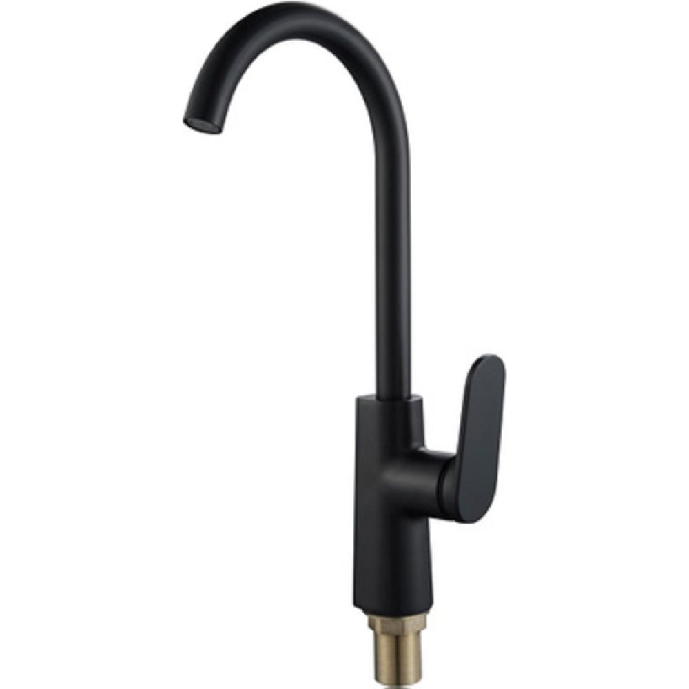 Изображение товара Смеситель для кухни ALOUTE черный однорычажный высота 380 мм