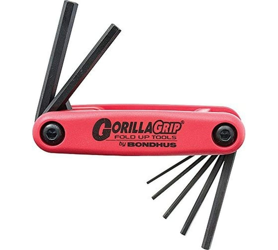 Изображение товара Складной набор ключей BONDHUS GorillaGrip Шестигран. 1.5-6 мм 12592