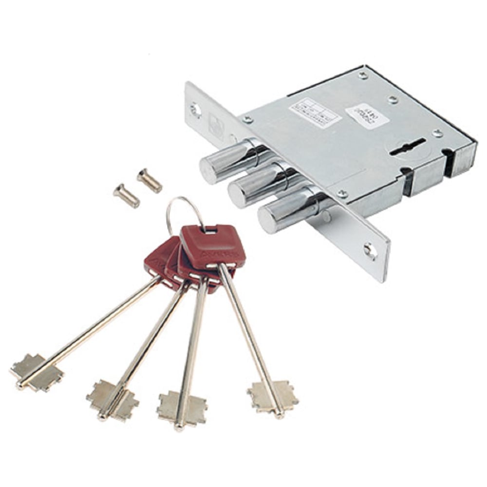 Изображение товара Врезной сувальдный замок AVERS T-47/S6-CR для металлических дверей