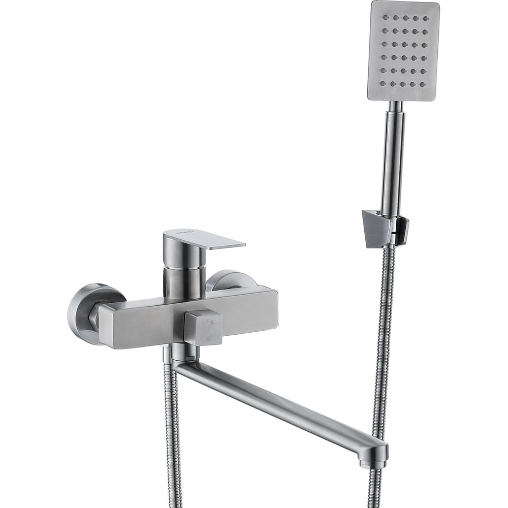 Изображение товара Смеситель для ванны ESKO Ekaterinburg 350 мм однорычажный матовая нержавейка EK31