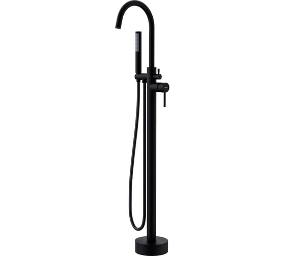 Изображение товара Смеситель для ванны напольный ESKO, черный, F1B